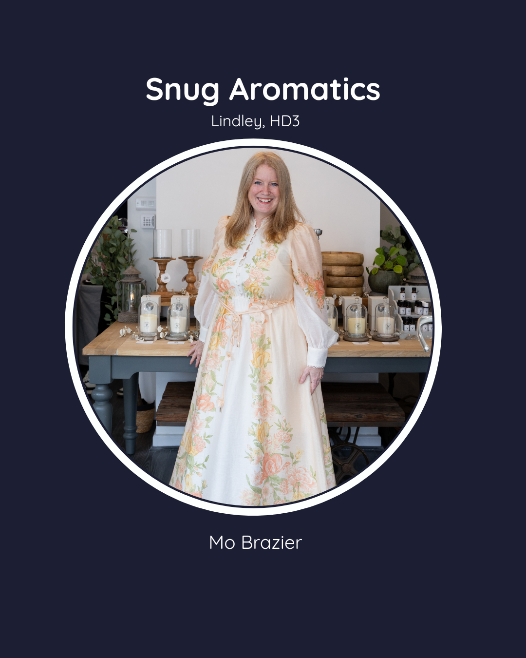 Mo Brazier from Snug Aromatics - Vigor Vitamins Stockist