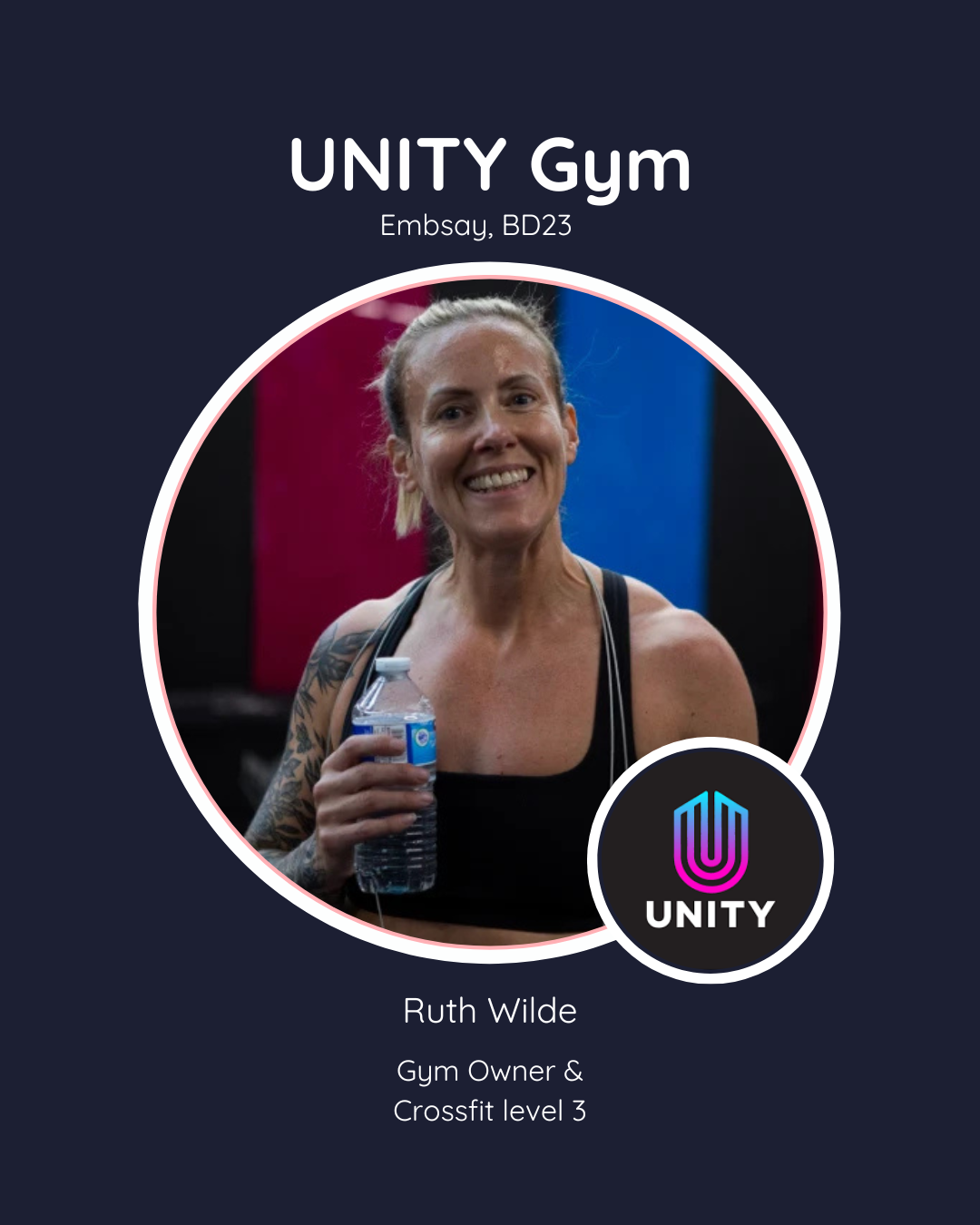 Ruth Wylde from Unity gym - Vigor Vitamins Stockist