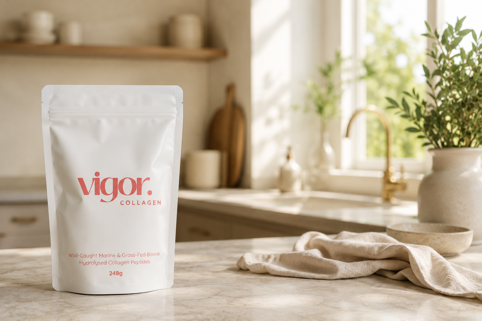 Vigor Collagen - marine and bovine blend, no fillers, no flavours
