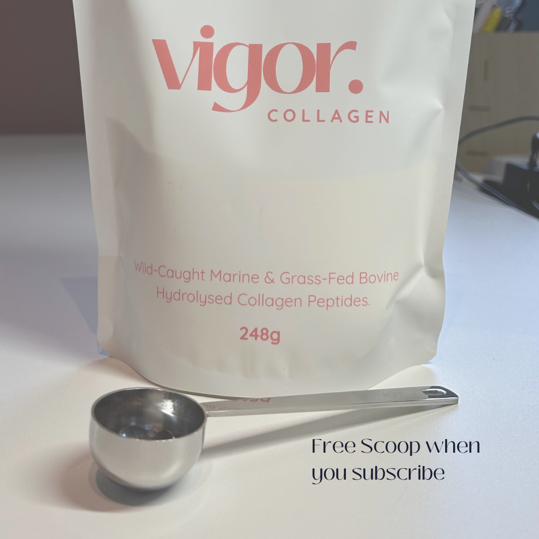 Vigor Collagen with 8g Stainless Steel Scoop