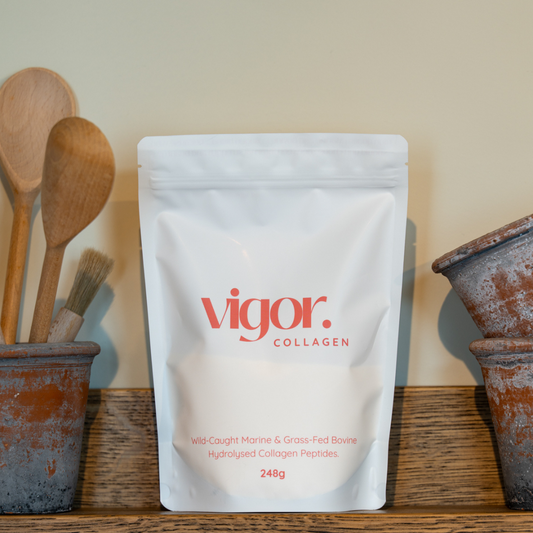 Vigor Collagen marine and bovine collagen powder pouch