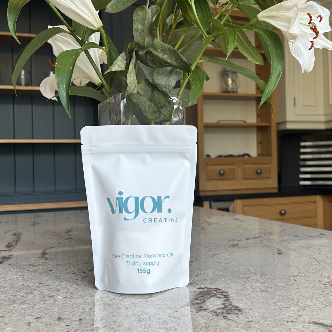 Vigor Creatine powder — unflavoured creatine monohydrate for women