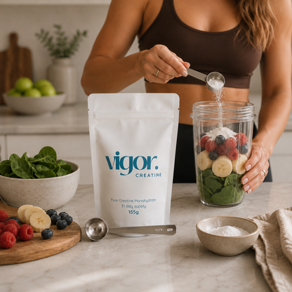Vigor Creatine supplement for women; stir into your protein smoothies
