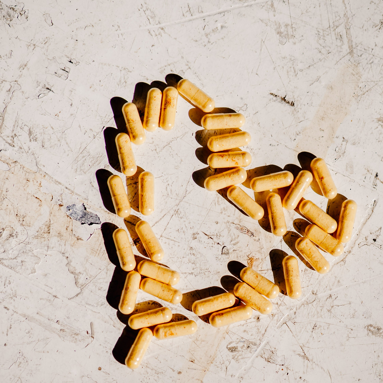Vigor Essential Multivitamin in a heart shape