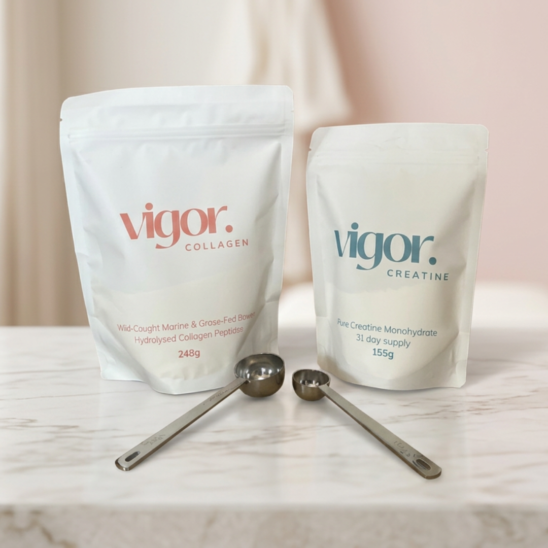 Vigor Strength and Glow Duo - Collagen and Creatine bundle for women